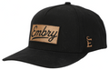 Black Waxed Canvas - Logo Patch