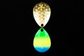 #3 Colorado "Green Chartreuse Blue" Spinner blade (single blade)