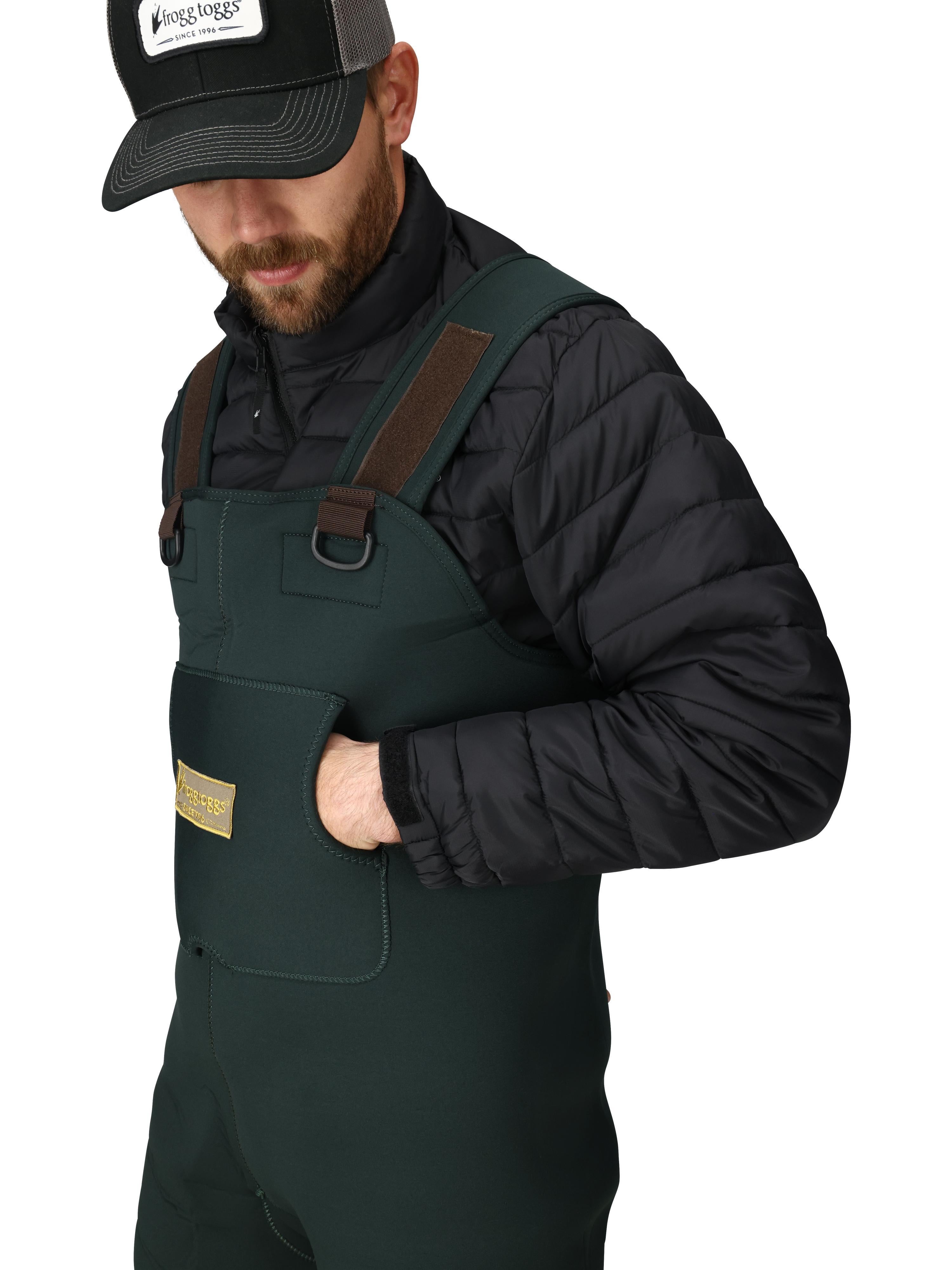 Men's Amphib Bootfoot Neoprene Felt Chest Wader | Forest Green