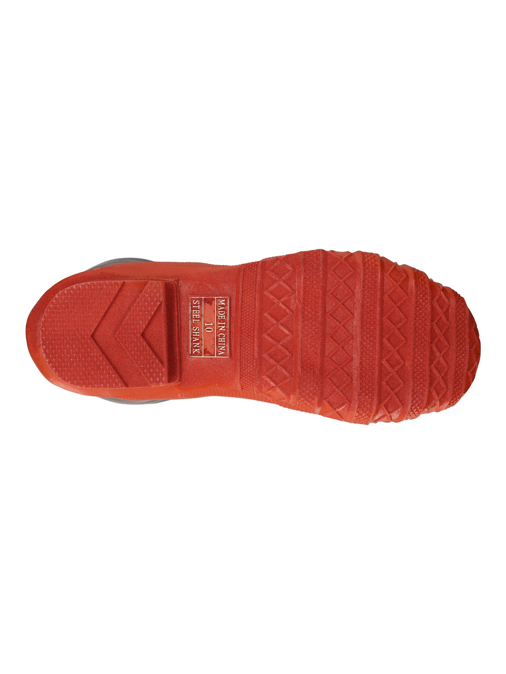16" Black Utility Boot | Black and Red