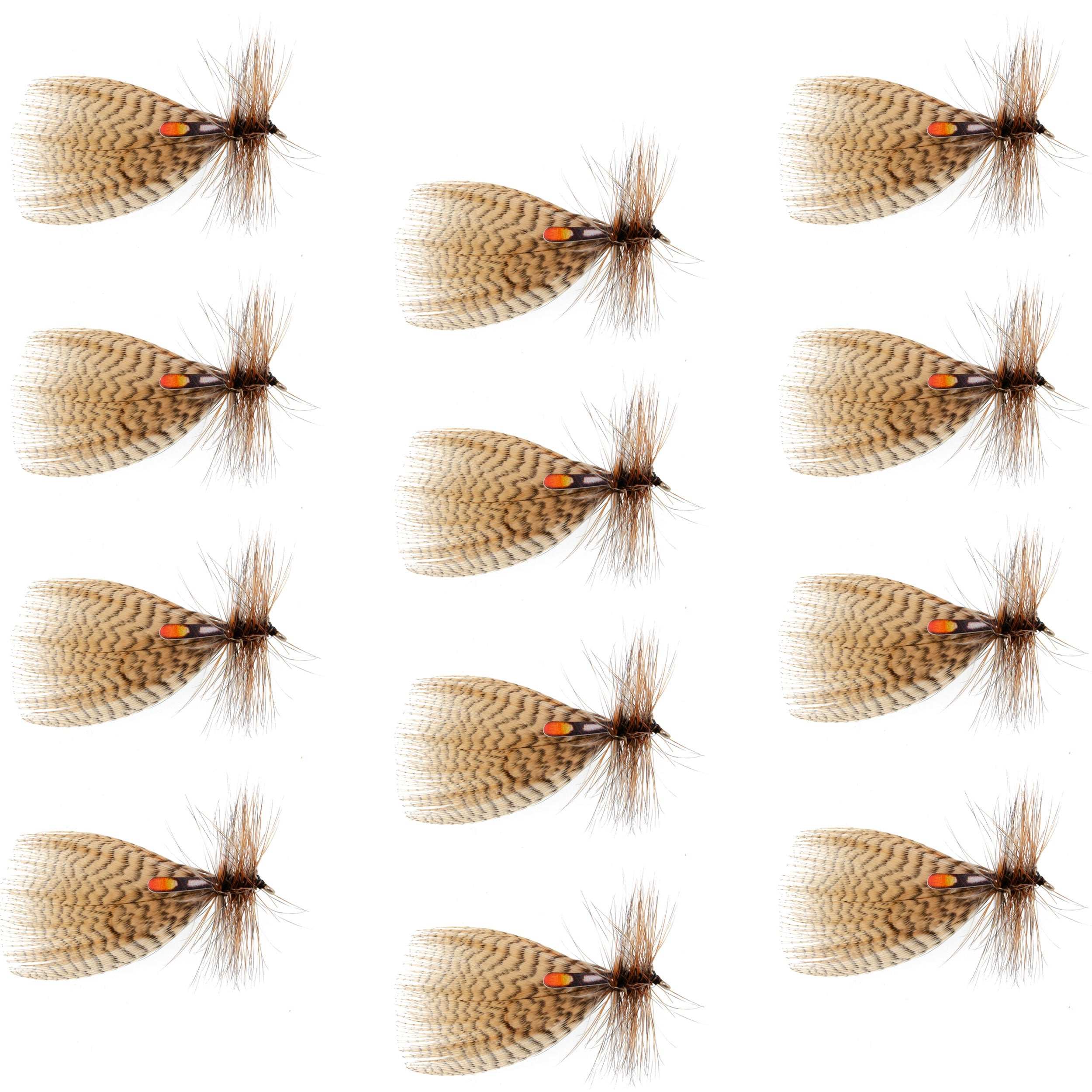 Hornberg Special Trout and Bass Streamer or Dry Fly - 12 Flies - Hook Size 10