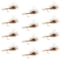 Adams Parachute Classic Dry Fly - 12 Flies Hook Size 16