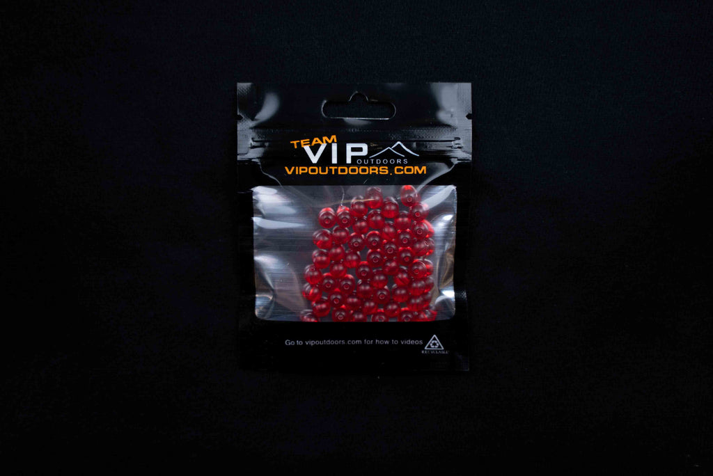 6mm "Ruby Red" Beads (50pack)