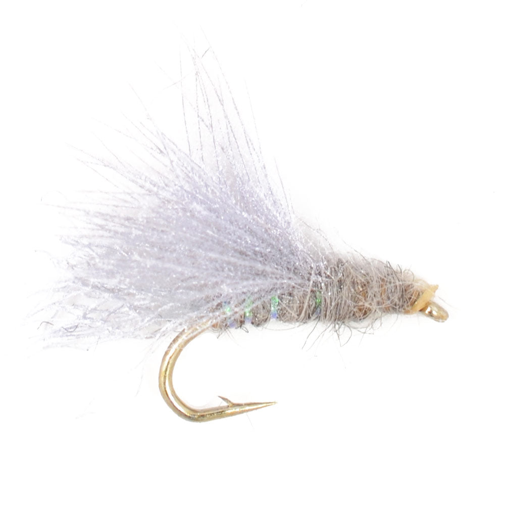 CDC Baetis Emerger BWO Wet Fly Fishing Flies - 1 Dozen Flies Hook Size 18