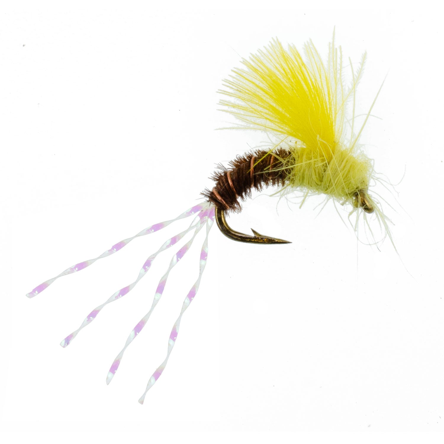 CDC Pale Morning Dun Emerger PMD Wet Fly Fishing Fly - 6 Flies Hook Size 18