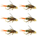 Double Bead Twenty Incher Nymph Fly Fishing Flies - 6 Flies Hook Size 8