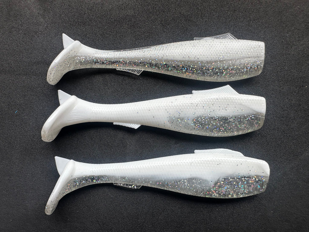 4.5” VIP “White n Silver” Swim Bait (Single Bait)