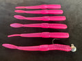 4" (Pink Haze) Steelhead Worms (6 Pack)