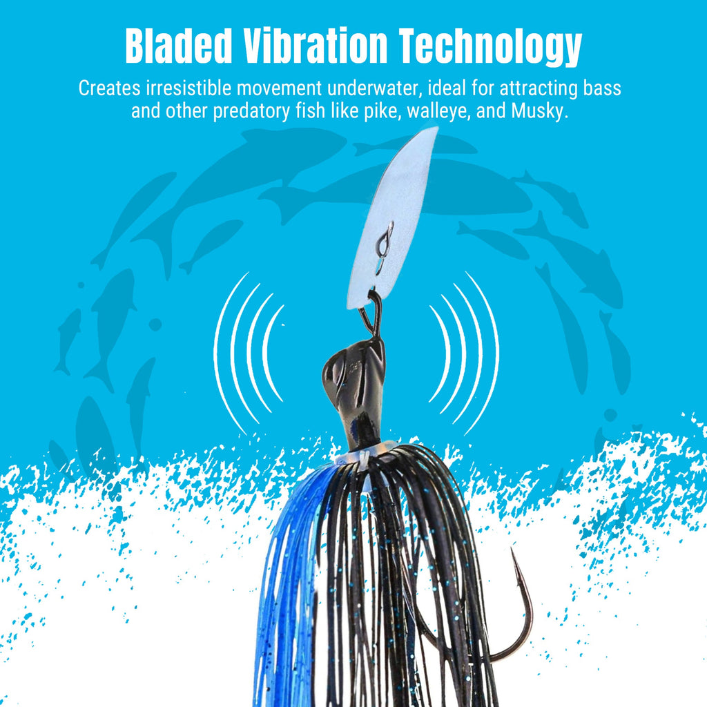 Reaction Tackle Lead Breaker Jigs- 3-Pack; Durable Fishing Jigs for Freshwater & Saltwater - New