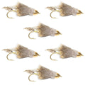 Cone Head Muddler Minnow Trout and Bass Streamer Fly - 6 Flies Hook Size 10