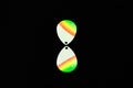 #3.5 Colorado "Double Glow Mex Hat" Spinner Blade (Single Blade)