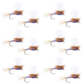 Parachute Purple Haze Dry Fly - 12 Flies Size 20