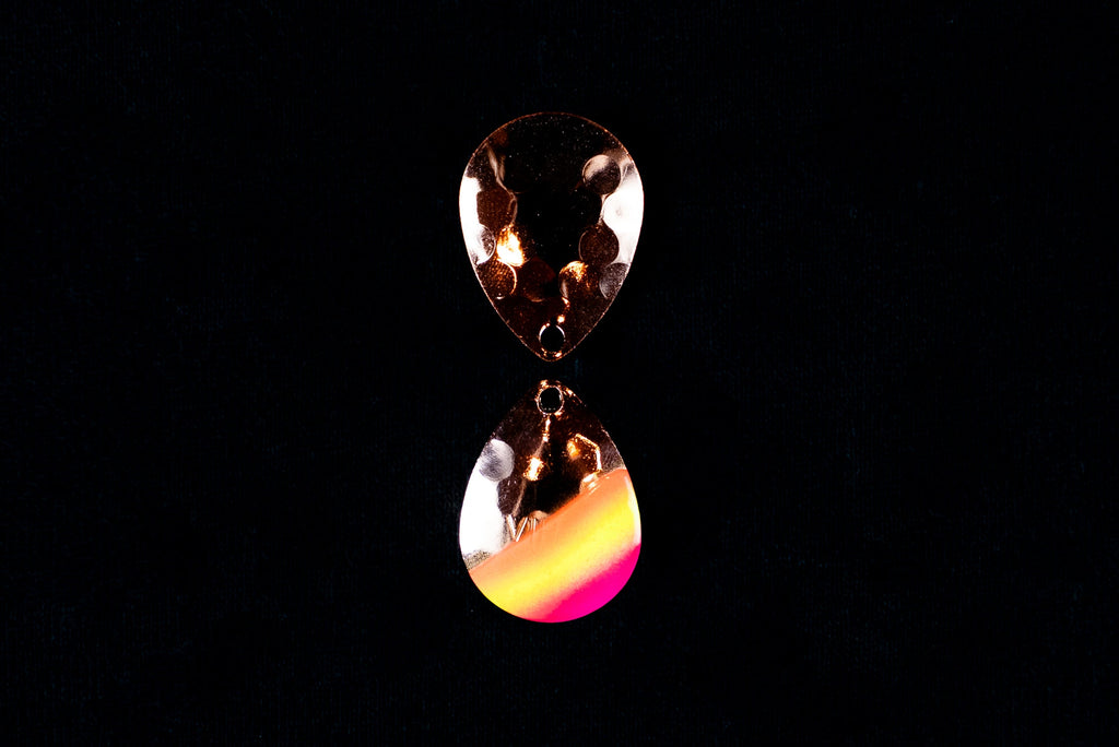 #3.5 Colorado " Copper Pink TR"  Spinner Blade (Single Blade)