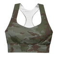 Athleisure Longline Sports Bra | TerraVerde Camo