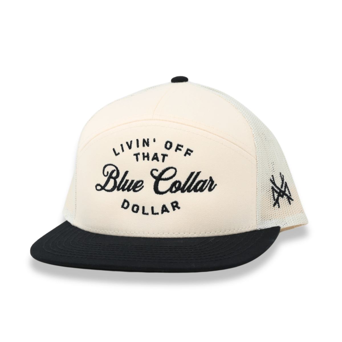 Blue Collar Dollar Trucker Hat - Snapback Workwear Cap