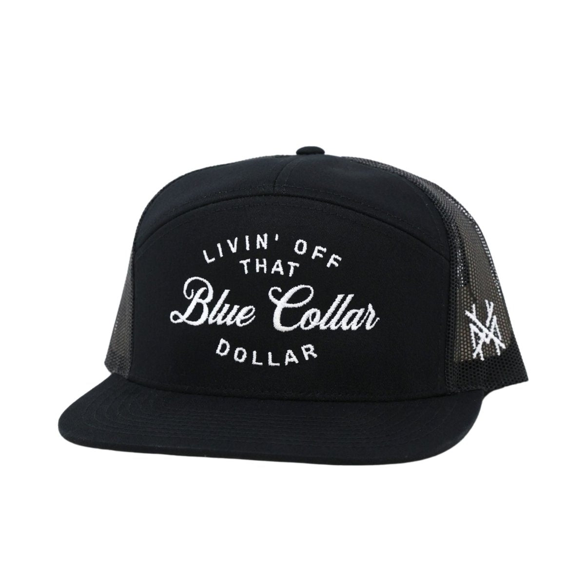 Blue Collar Dollar Trucker Hat - Snapback Workwear Cap