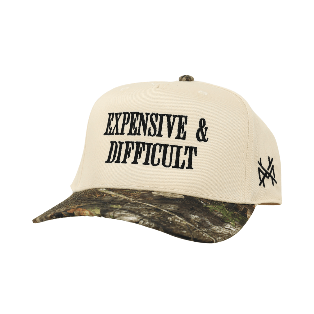Expensive & Difficult Snapback Hat - Embroidered Trucker Cap
