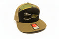 Topwater Frog Lure Bass Fising Camo 7 Panel Hat