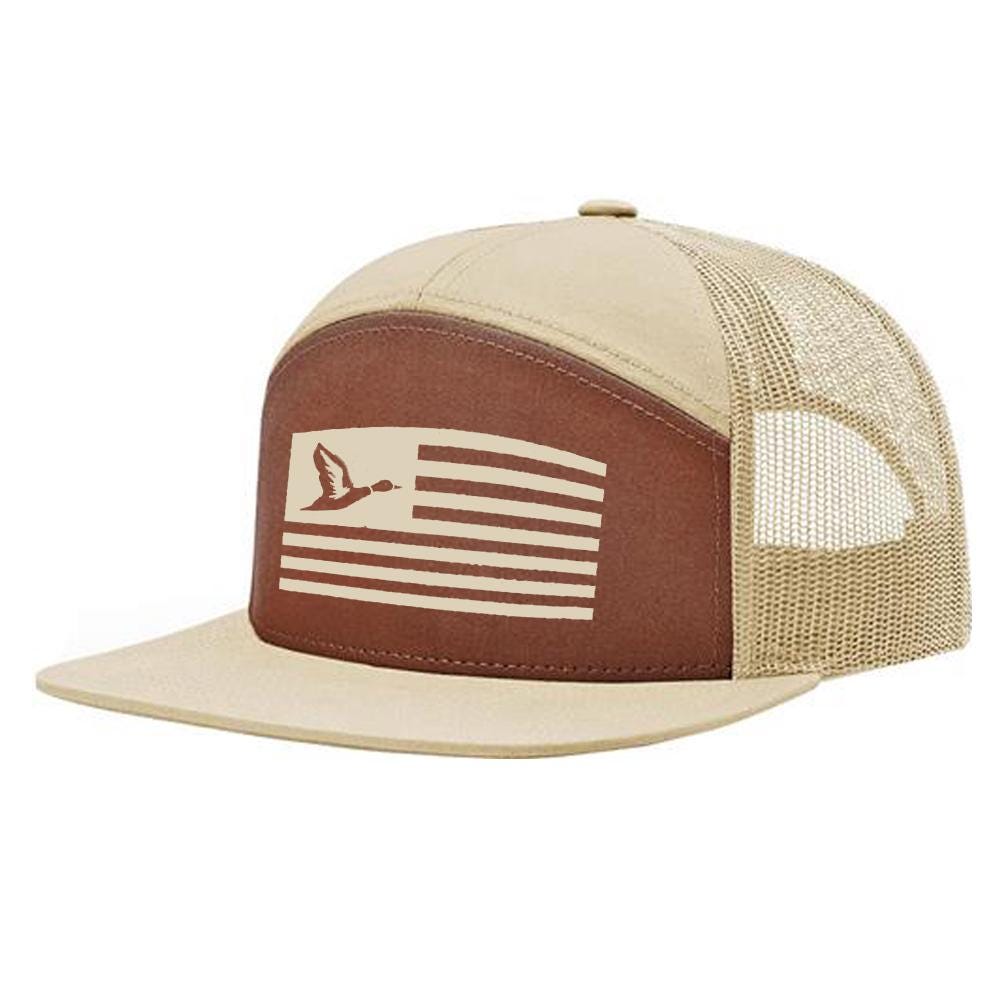 Duck Hunting American Flag Hat