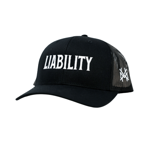 Liability Snapback Hat - Embroidered Structured Cap