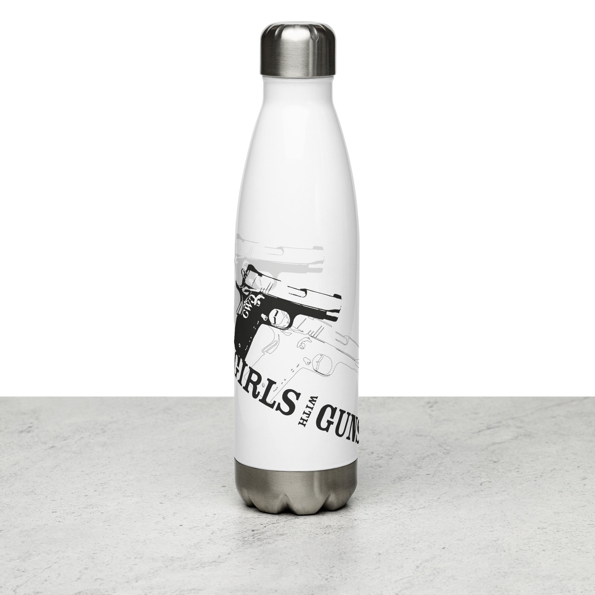 Pistol Trio Stainless Steel Water Bottle