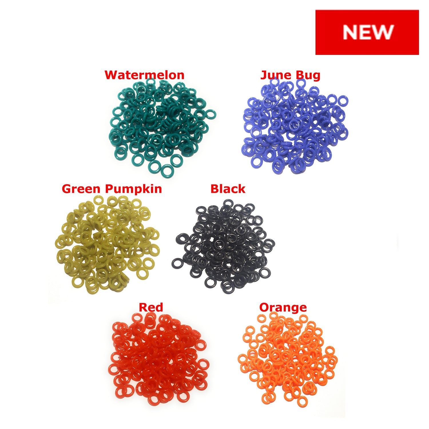 Reaction Tackle WACKY O-RINGS- 125 Pack or 300 Pack